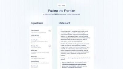 O que é o Pacing the Frontier, iniciativa que quer controlar o avanço da IA