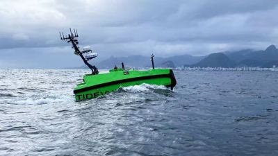 IA já controla embarcações sem tripulação no mar e pode ser operada a 300 km de distância