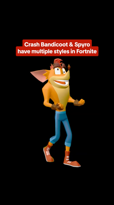 Crash Bandicoot And Sypro The Dragon Fortnite Outfits Revealed
