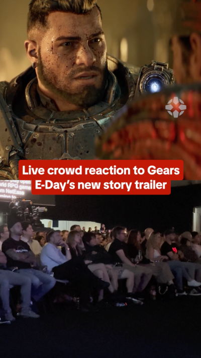 Gears of War: E-Day Story Trailer Crowd Reaction