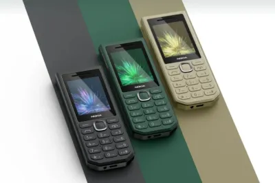 O novo celular Nokia é básico, serve só pra ligar e mandar SMS, mas que pode se tornar em um power bank prático