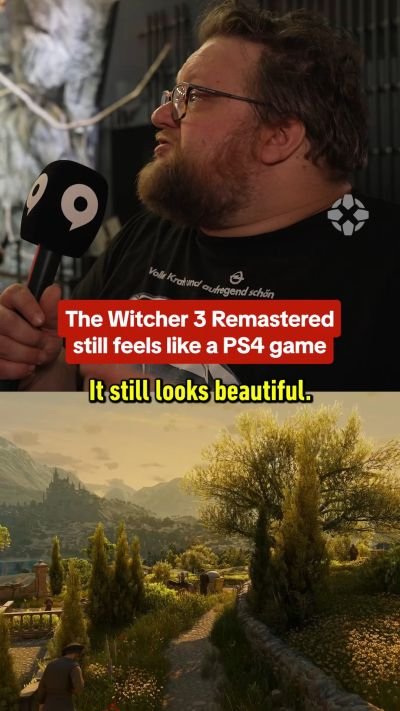 The Witcher 3 Remastered Looks Gorgeous But...