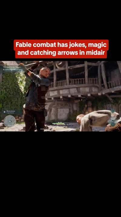Fable Combat has Jokes, Magic, and Catching Arrows in Midair