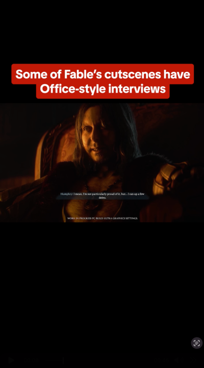 Some of Fable's Cutscenes Have Office-Style Interviews