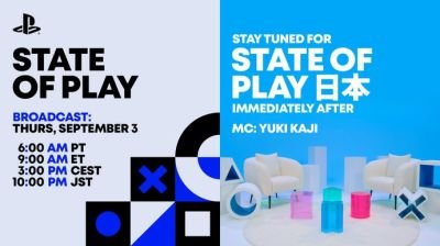 Sony's next PlayStation State of Play coming this Thursday, followed by a Japan and Asia-dedicated showcase