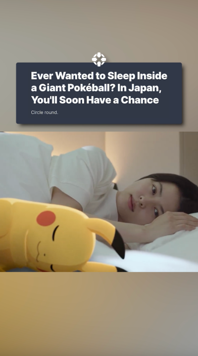 You Can Sleep In a Pokéball in Japan