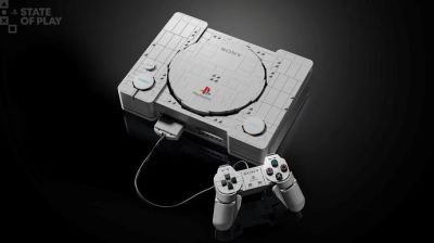 A Lego replica of the original PlayStation will be available next month