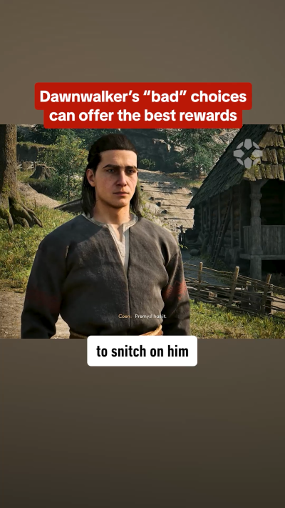The "Bad" Choice in Blood of Dawnwalker Can Give the Best Rewards