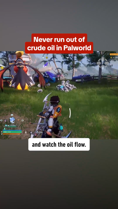 How to Build a Crude Oil Farm in Palworld