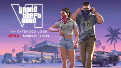 Trailer de GTA 6 na Netflix atraiu 100 mil assinantes, mas está em terceiro lugar entre os mais assistidos do ano