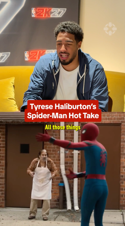 Tyrese Haliburton's Spider-Man Hot Take