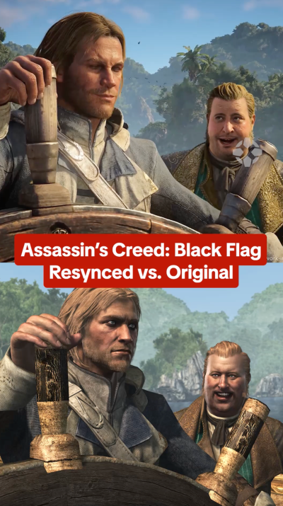 Assassin's Creed: Black Flag Graphics Comparison (Resynced vs. Original)