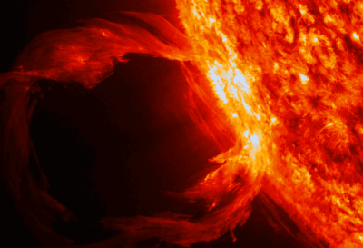 A tempestade solar mais perigosa da história