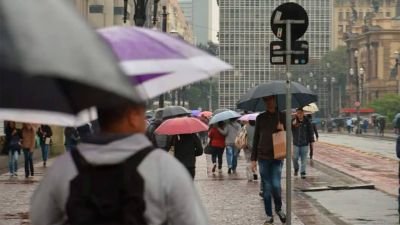 Previsão do Inmet indica tempestades no Sul e calor intenso em partes do Norte e Nordeste do país