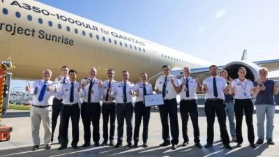 Avião da Airbus bate novo recorde mundial após voo direto de 24 horas