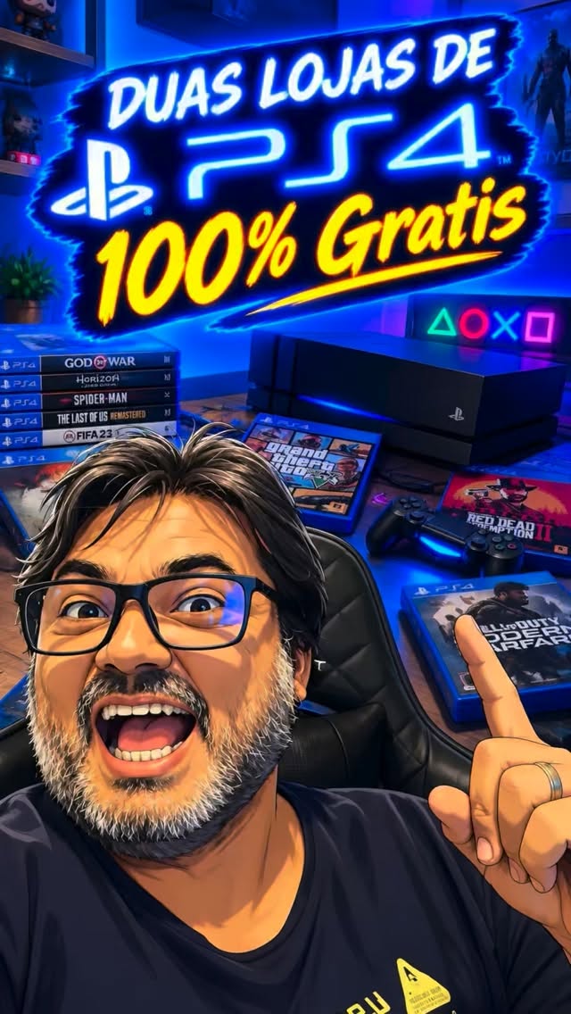A pedidos duas lojinhas de PS4 100% Grátis