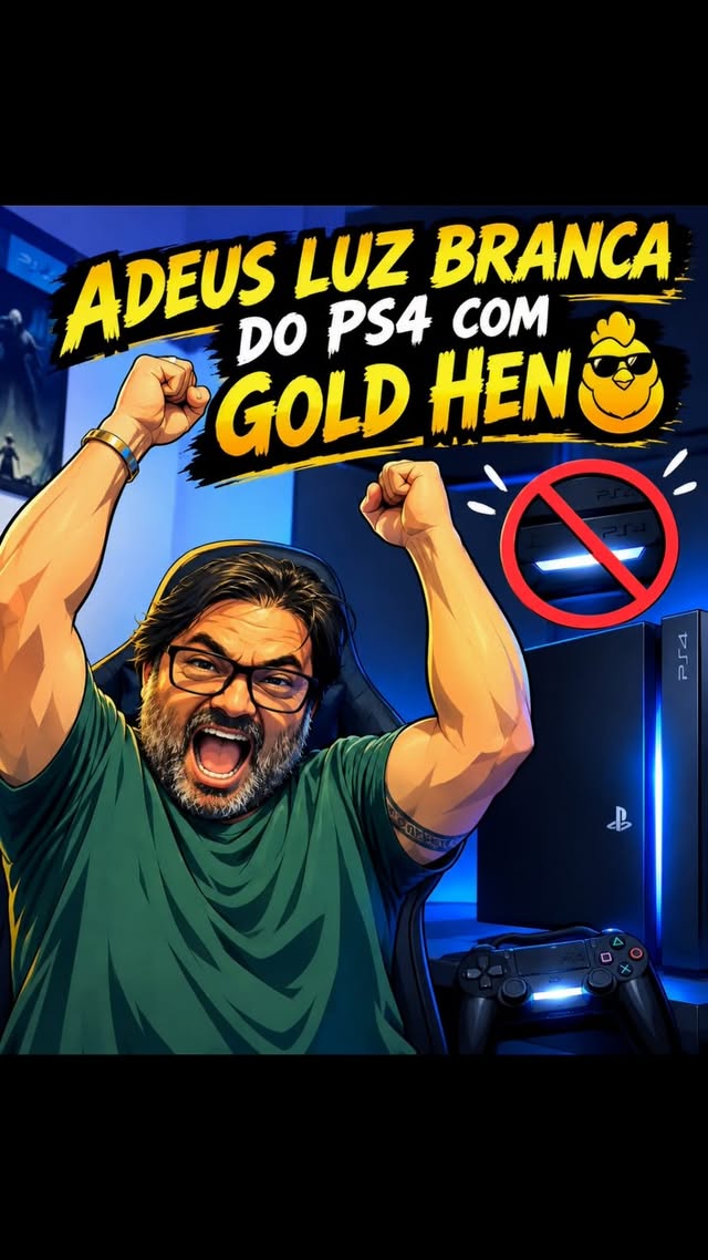 Adeus luz branca PS4