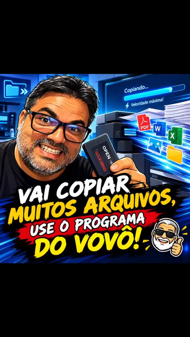 Programa para copiar grandes volumes de dados.
